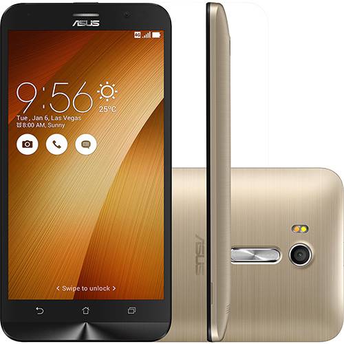 Tudo sobre 'Smartphone ASUS Zenfone Go Live Dual Chip Android Tela 5.5" Qualcomm Snapdragon MSM8928 16GB 4G/Wi-Fi Câmera 13MP - Dourado'