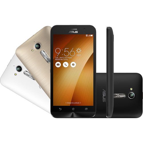 Smartphone Asus Zenfone Go Lte Dual Chip Android 6.0 Tela 5" 16gb 4g Câmera 13mp - Preto