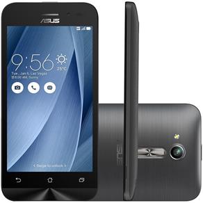 Smartphone Asus Zenfone Go Zb452 Dual Chip Android 5.1 Tela de 4,5 8gb 3g Camera de 5mp - Prata