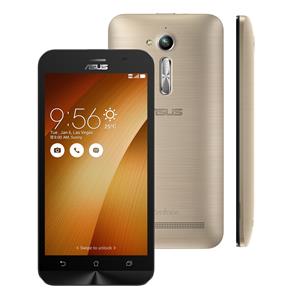 Smartphone Asus Zenfone Go ZB500KG Dourado 8GB, Tela 5", Dual Chip, Câmera 8MP, 3G, Android 5.1 e Processador Quad Core