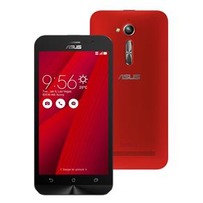 Smartphone Asus Zenfone Go ZB500KG Vermelho 8GB, Tela 5", Dual Chip, Câmera 8MP, 3G, Android 5.1 e Processador Quad Core
