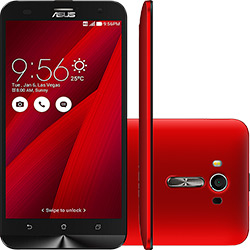 Tudo sobre 'Smartphone Asus Zenfone Laser 2 Desbloqueado Android 6.0 Tela 5.5" 8GB 4G Câmera de 13 MP - Vermelho'
