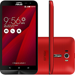 Smartphone Asus Zenfone 2 Laser Dual Chip Android 6 Tela 6" Qualcomm Snapdragon MSM8939 32GB 4G Câmera 13MP - Vermelho