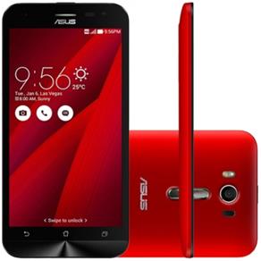 Smartphone Asus ZenFone 2 Laser ZE550KL Desbloqueado Vermelho - Android 5.0 Lollipop, Memória Interna 16GB, Câmera 13MP, Tela 5.5”
