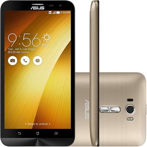 Smartphone Asus ZenFone 2 Laser ZE550KL Dourado, Dual, Tela 5.5``, 16GB, Câm. 13MP, Android 5.0, 4G