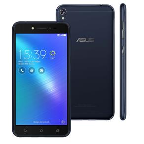 Smartphone Asus Zenfone Live ZB501KL Preto 16GB, Tela 5.0", Dual Chip, Câmera 13MP, 4G, TV Digital, Android 6.0, Processador Quad Core e 2GB de RAM
