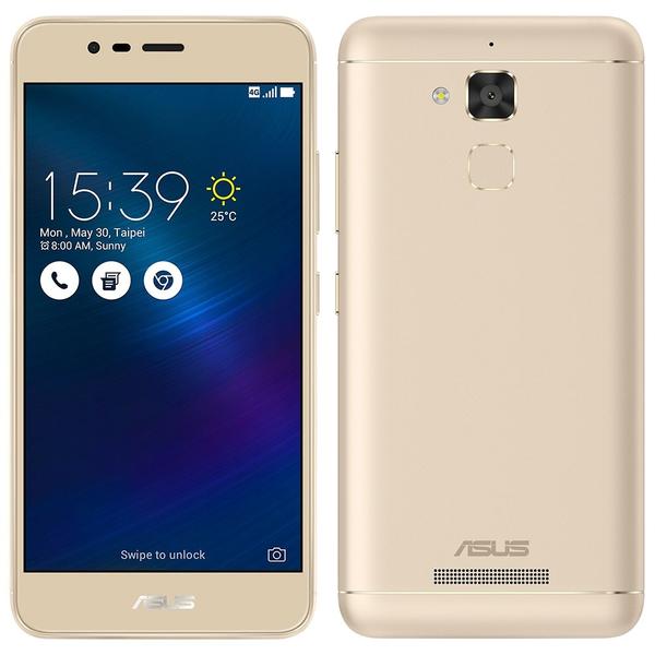 Smartphone Asus Zenfone 3 Max Dourado. Dual Chip. Tela 5.2. Câm 13MP. 16GB. Android 6.0 - 4G