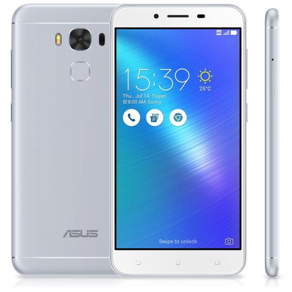 Smartphone Asus Zenfone 3 Max Dual Chip Android 6 Tela 5.2equot 16GB 4G Câmera 13MP - Prata