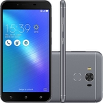 Smartphone Asus Zenfone 3 Max Snapdragon Dual Chip Android 6 Tela 5,5" 32GB 4G Wi-Fi Câmera 16MP - Prata