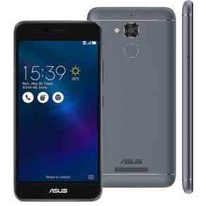 Smartphone Asus Zenfone 3 Max ZC520TL Cinza Escuro 16GB, Tela 5.2", Dual Chip, Câmera 13MP, 4G, Android 6.0 e Processador Quad Core