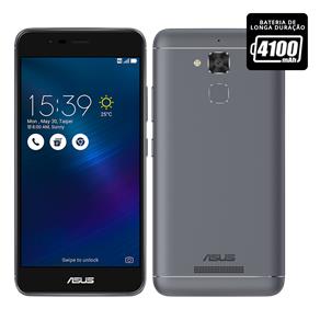 Smartphone Asus Zenfone 3 Max Zc520tl Cinza Escuro 16Gb, Tela 5.2", Dual Chip, Câmera 13Mp, 4G, Android 6, Bateria de 4100 Mah