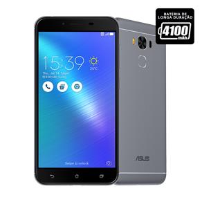 Smartphone ASUS Zenfone 3 Max ZC553KL Cinza com 32GB, Tela de 5.5, Dual Chip, Android 6.0, 4G, Câmera 16MP, Processador Octa-Core e 2GB de RAM