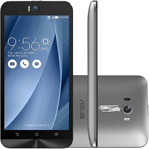 Tudo sobre 'Smartphone ASUS ZenFone Selfie Dual Chip Android 5 Tela 5.5" 32GB 4G 13MP - Prata'