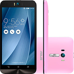 Smartphone Asus Zenfone Selfie Dual Chip Android 5 Tela 5.5" Memória Interna 32GB 4G Câmera 13MP - Rosa