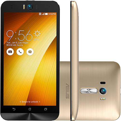 Tudo sobre 'Smartphone ASUS ZenFone Selfie Dual Chip Desbloqueado Android 5 Tela 5.5" 32GB 4G 13MP - Dourado'