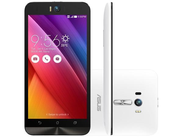 Tudo sobre 'Smartphone Asus ZenFone Selfie 32GB Branco - Dual Chip 4G Câm. 13MP + Selfie 13MP Tela 5.5'