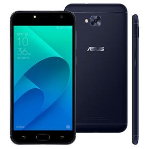 Smartphone Asus Zenfone Selfie ZB553KL Preto com 16GB, Tela 5.5", Dual Chip, Câmera 13MP, Android 7.0, Processador Quad Core e 2GB RAM
