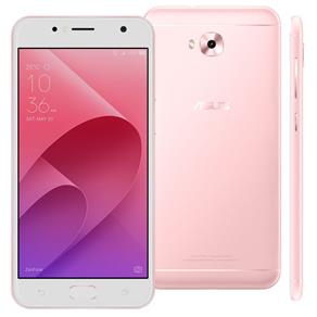Smartphone Asus Zenfone Selfie ZB553KL Rosa com 16GB, Tela 5.5", Dual Chip, Câmera 13MP, Android 7.0, Processador Quad Core e 2GB RAM