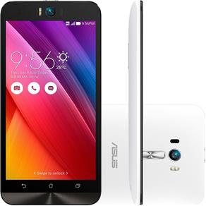 Smartphone Asus Zenfone Selfie ZD551K", 4G Android 5.0 Processador 1.5GHz 32GB Câmera 13MP Tela 5.", Branco