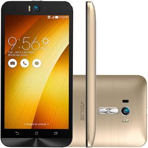 Smartphone Asus Zenfone Selfie ZD551K", 4G Android 5.0 Processador 1.5GHz 32GB Câmera 13MP Tela 5.", Dourado