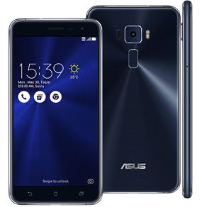 Smartphone Asus Zenfone 3 ZE520KL Preto Safira com 32GB, Tela 5.2", Dual Chip, Câmera 16MP, 4G, Android 6.0 e Processador Qualcomm Octa Core