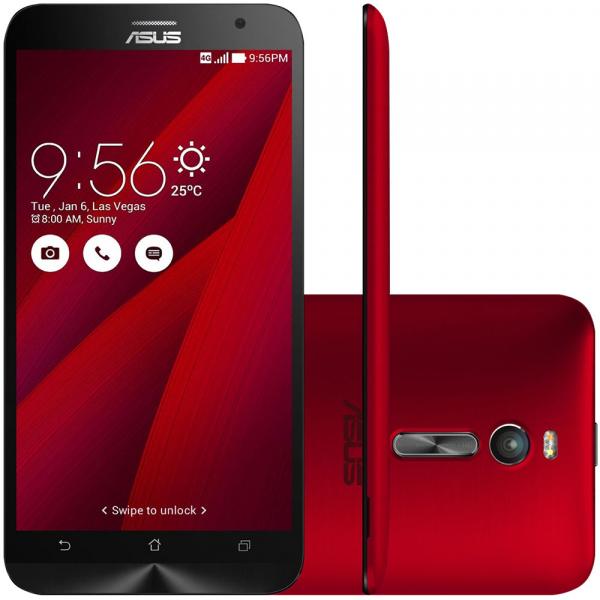 Smartphone Asus ZenFone 2 ZE551ML Desbloqueado Tela 5,5" 16GB 4G Dual Chip Android 5.0 Vermelho - Asus