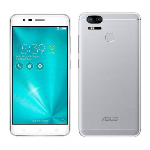 Smartphone Asus Zenfone Zoom S, Prata, ZE553KL, Tela de 5.5", 64GB, 12MP
