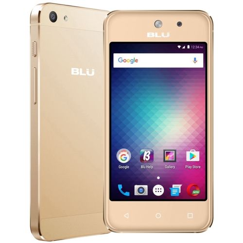 Smartphone Blu 5 Mini 3g Dois Chips Tela 4.0" 8gb Câm. 5mp/3.2mp Dourado