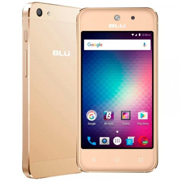 Smartphone Blu 5 Mini V050Q 3g Dois Chips Tela 4.0" 8gb Câm. 5mp/3.2mp Dourado