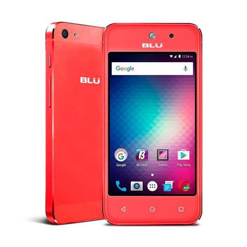 Smartphone BLU 5 V0150UU D/S 8GB 4.0” 5MP/3.2MP OS 6.0 Vermelh