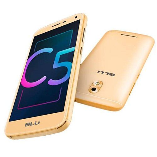 Smartphone Blu C5x C0010ll Dual Sim 8gb Tela 5 5mp/3.2mp os 7.0 - Dourado