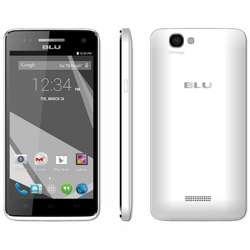 Smartphone Blu Studio 5.0 C Hd, Android 4.4, Dual Chip, Câmera 8mp, Mem 4gb, Tela 5.0, 3g - Branco