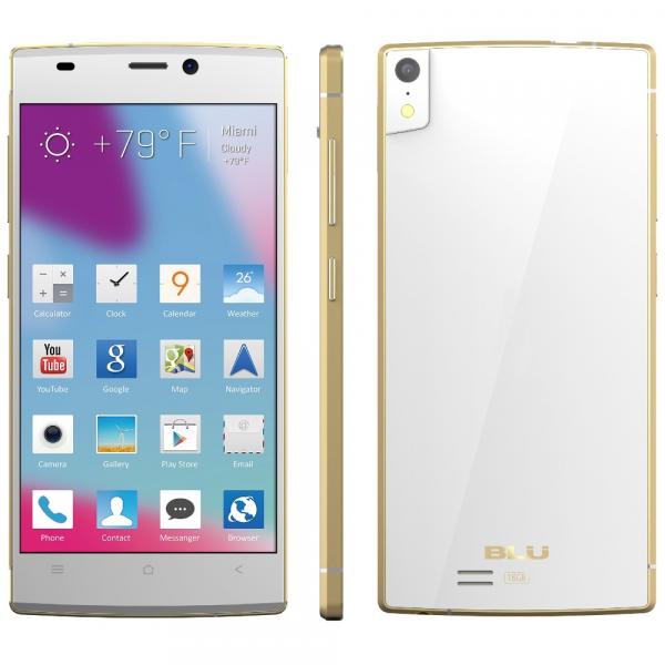 Smartphone Blu Vivo Iv D970l Branco/dourado, Câm. 13mp, Mem. 16gb, Tela 5.0", Android 4.2 - Blu