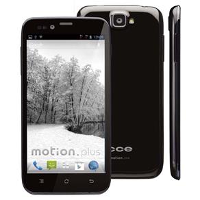Smartphone CCE Motion Plus SK504 Preto com Dual Chip, Tela 5”, Android 4.1, Processador Quad Core de 1.2GHz, Câmera 8MP, 3G e Cartão 4GB
