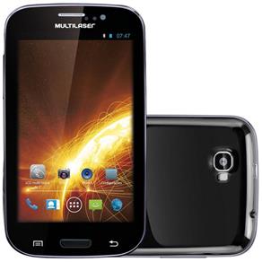 Smartphone Desbloqueado M5 Nb049 Tela 5" Dual Chip 3G Android 4.1 Preto Multilaser