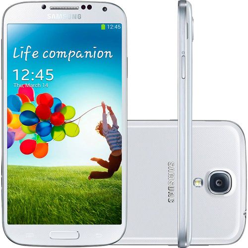 Smartphone Desbloqueado Samsung GT-I9505 Galaxy S4 Branco Tela 5.0" 4G