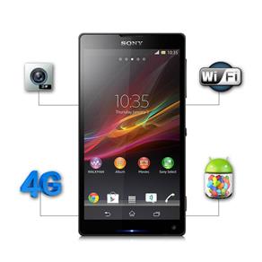 Smartphone Desbloqueado Sony Xperia ZQ Preto Android 4.1 Tela 5" Câmera 13MP Processador Quad Core 1,5 GHz 4G Wi-Fi GPS Bluetooth e Memória 16GB