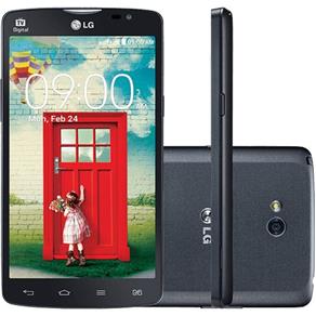 Smartphone Dual Chip LG L80 Desbloqueado Preto Android 4.4 3G 8MP 8GB GPS TV Digital