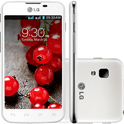Smartphone Dual Chip LG Optimus L5 II Dual Branco Android 4.1 Desbloqueado - Câmera 5.0MP 3G Wi-Fi GPS