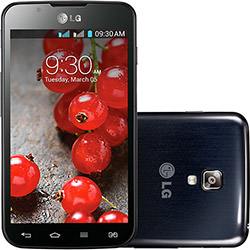 Smartphone Dual Chip LG Optimus L7 II Desbloqueado TIM Preto Android 4.1 3G/Wi-Fi Câmera 8MP 4GB