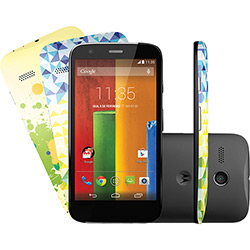 Smartphone Dual Chip Motorola Moto G - Edição Limitada Brasil Desbloqueado Preto Android 3G Processador 1.2GHz Memória Interna 16GB Câmera 5MP