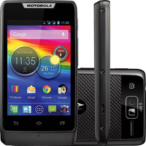 Tudo sobre 'Smartphone Dual Chip Motorola Razr D1 Preto TV Android 4.1 Desbloqueado Câmera 5MP 3G Wi-Fi'