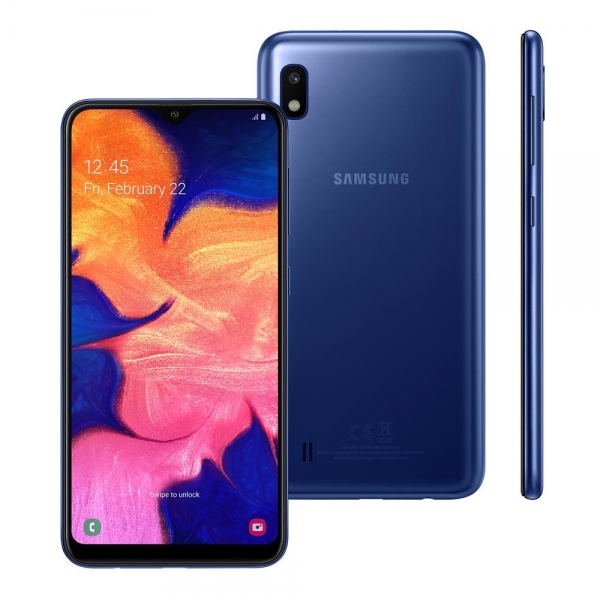 Smartphone Galaxy A10 Azul, 32GB, Android 9 - Samsung