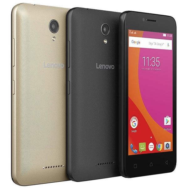 Smartphone Lenovo Vibe B Dual Chip Android 6.0 Tela de 4.5, 8GB 4G Câmera 5MP - Preto