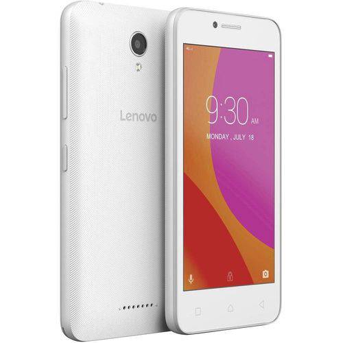 Tudo sobre 'Smartphone Lenovo Vibe B Dual Chip Android Tela 4.5p 8gb 4g Câmera 5mp - A2016 Branco'