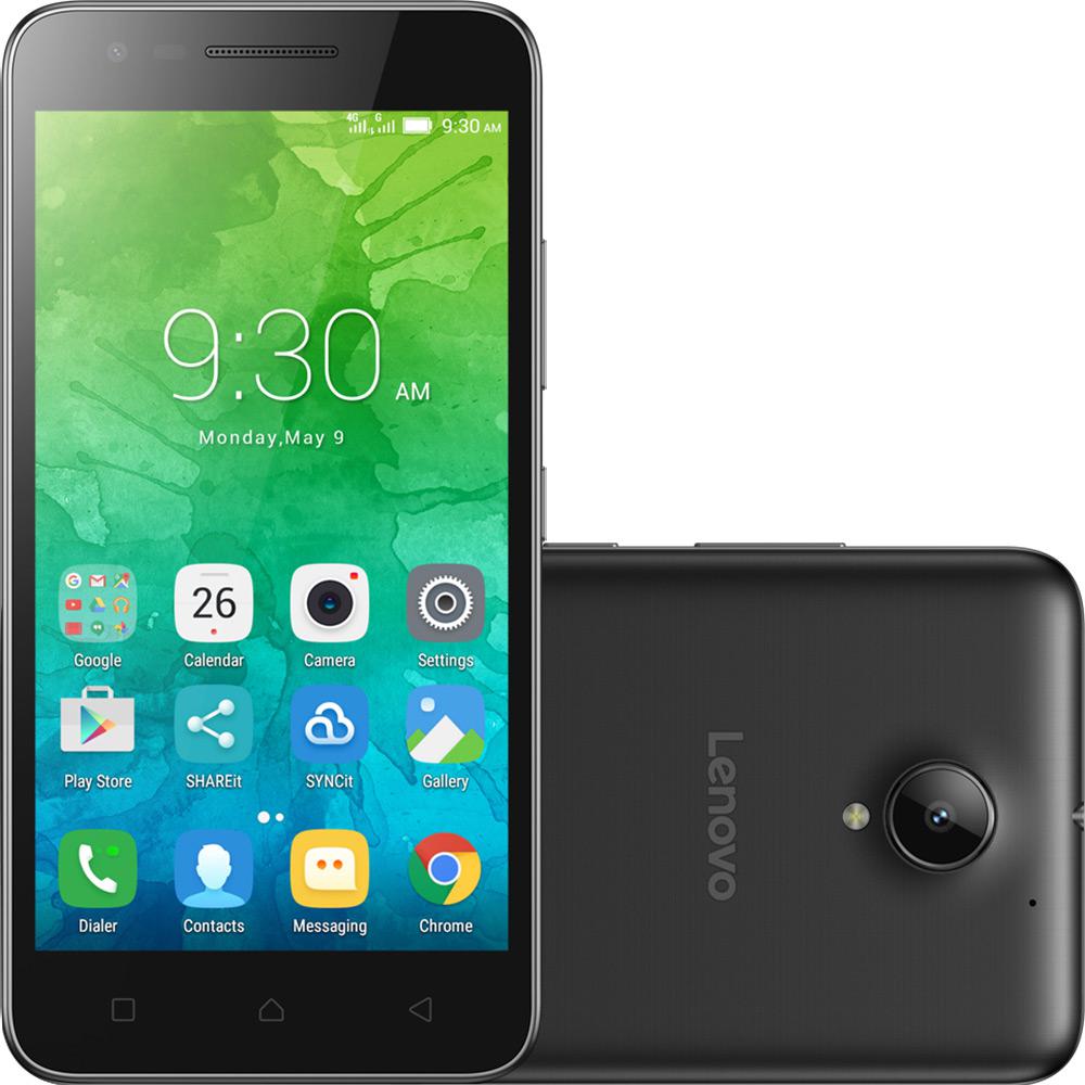 Smartphone Lenovo Vibe C2 Dual Chip Android 6.0 Tela 5" 16GB 4G Câmera 8MP - Preto