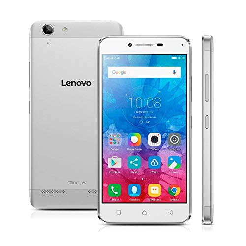 Smartphone Lenovo Vibe K5 Dual Chip Android Tela 5` 16GB 4G CÃ¢mera 13MP - Prata