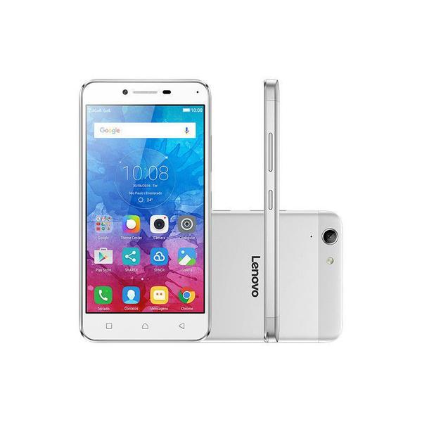 Smartphone Lenovo Vibe K5 Dual Chip Android Tela 5" 16GB 4G Câmera 13MP - Prata