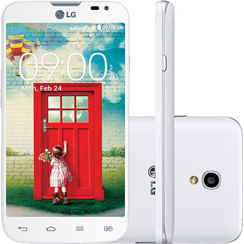 Tudo sobre 'Smartphone LG D340 L70 Tri Chip Android 4.4 KitKat Tela 4.5" 4GB 3G Wi-Fi Câmera 8MP - Branco'