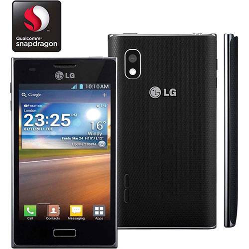 Smartphone LG E612 L5 / 5MP / 4GB - Preto